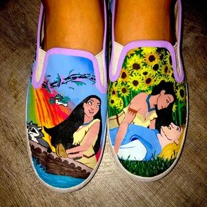 Disney Pocahontas Hand-Painted Shoes